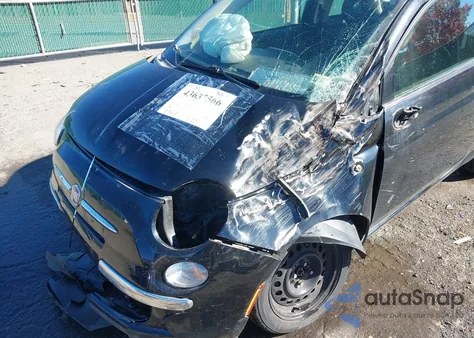 2016 Fiat 500 Pop z USA, uszkodzony, nr VIN 3C3CFFAR5GT174496